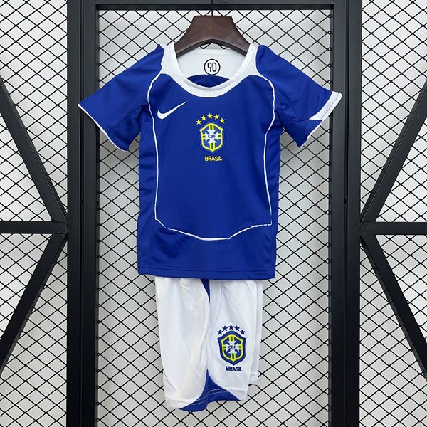 Camiseta Brasil 2ª Niño Retro 2004